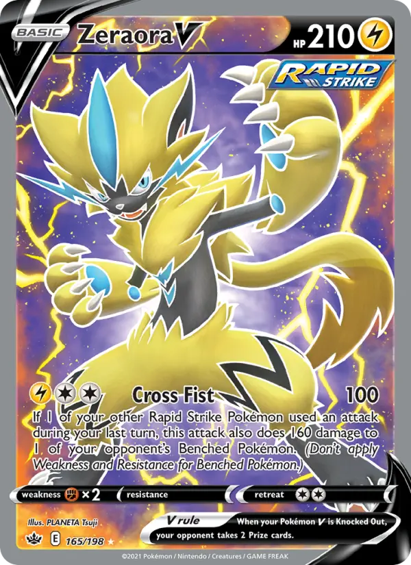 Zeraora V #165 — Chilling Reign