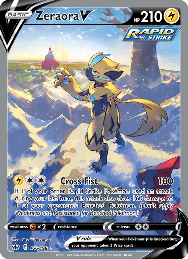 Zeraora V #166 — Chilling Reign