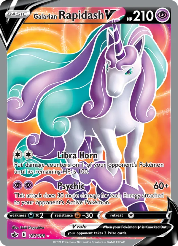 Galarian Rapidash V #167 — Chilling Reign