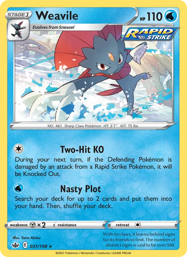 Weavile #31 — Chilling Reign