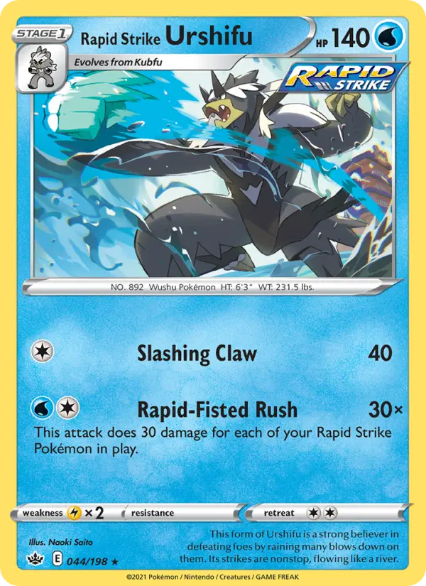 Rapid Strike Urshifu #44 — Chilling Reign