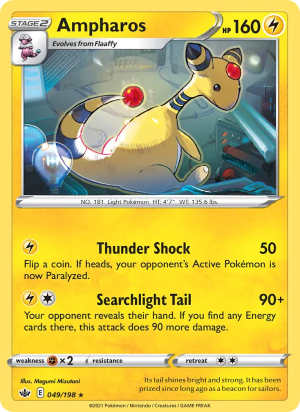 Ampharos #49 — Chilling Reign