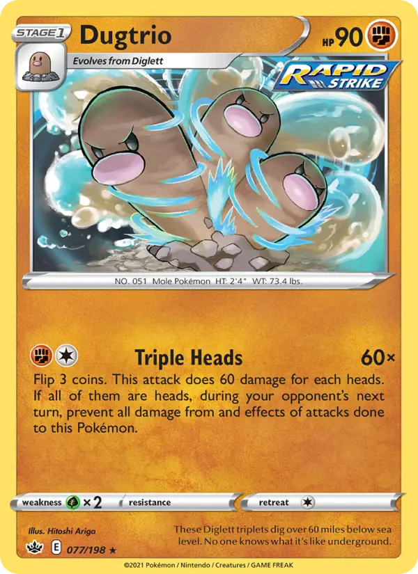 Dugtrio #77 — Chilling Reign