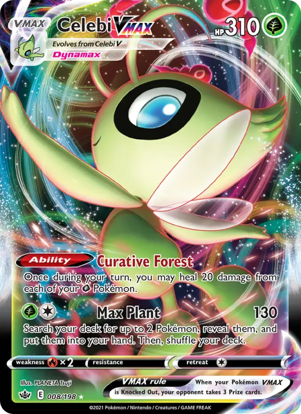 Celebi VMAX #8 — Chilling Reign