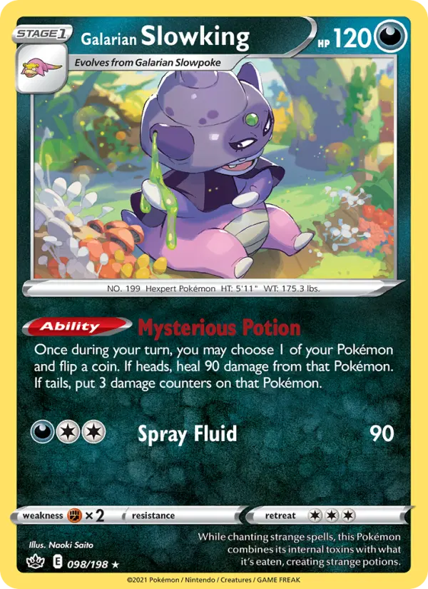 Galarian Slowking #98 — Chilling Reign