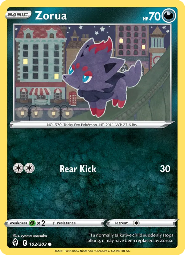 Zorua #102 — Evolving Skies