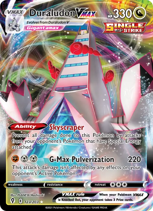 Duraludon VMAX #123 — Evolving Skies