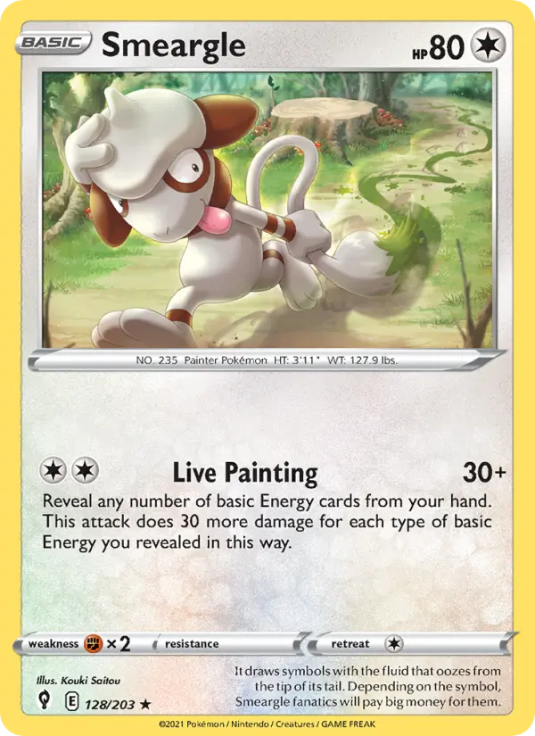 Smeargle #128 — Evolving Skies