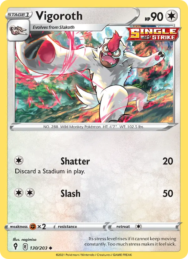 Vigoroth #130 — Evolving Skies