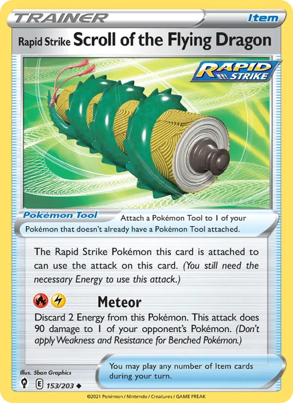 Rapid Strike Scroll of the Flying Dragon #153 — Evolving Skies