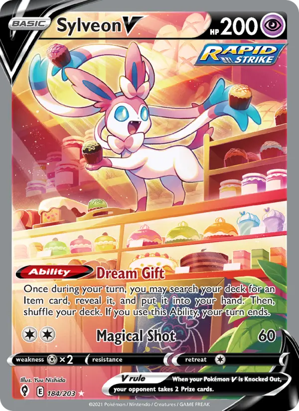 Sylveon V #184 — Evolving Skies