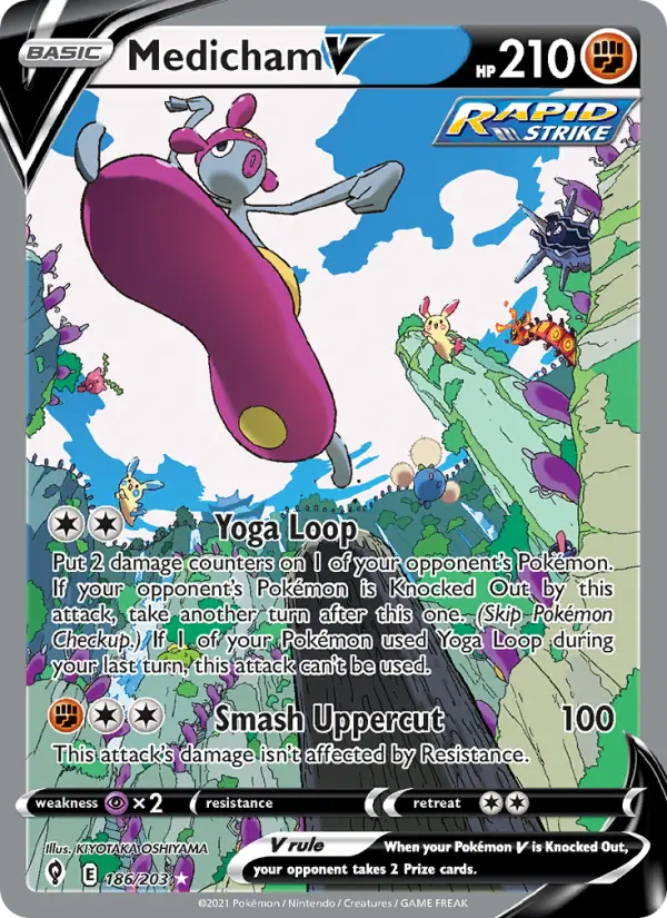 Medicham V #186 — Evolving Skies