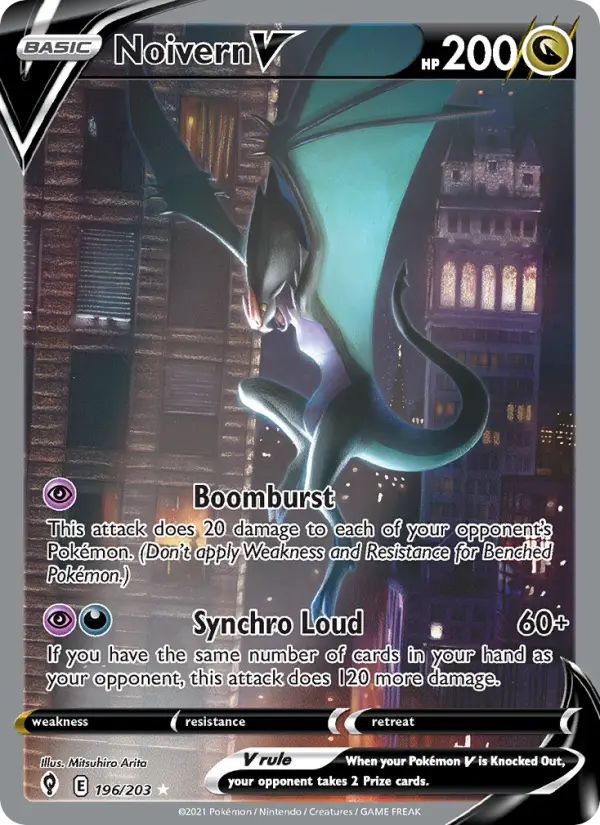 Noivern V #196 — Evolving Skies