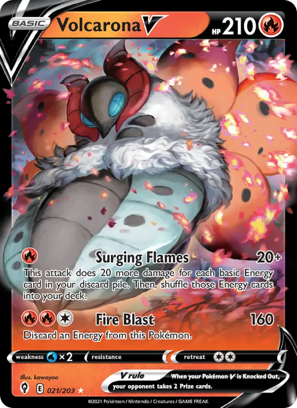 Volcarona V #21 — Evolving Skies