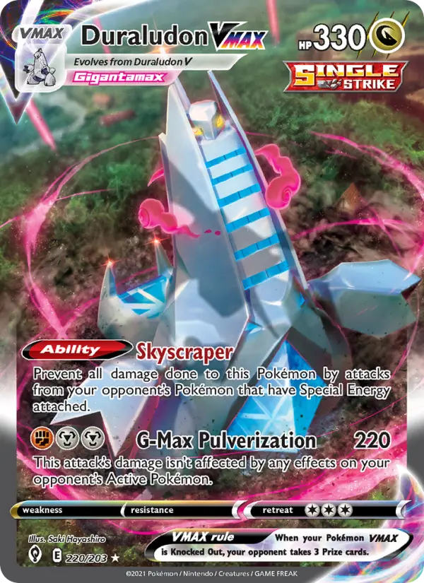 Duraludon VMAX #220 — Evolving Skies