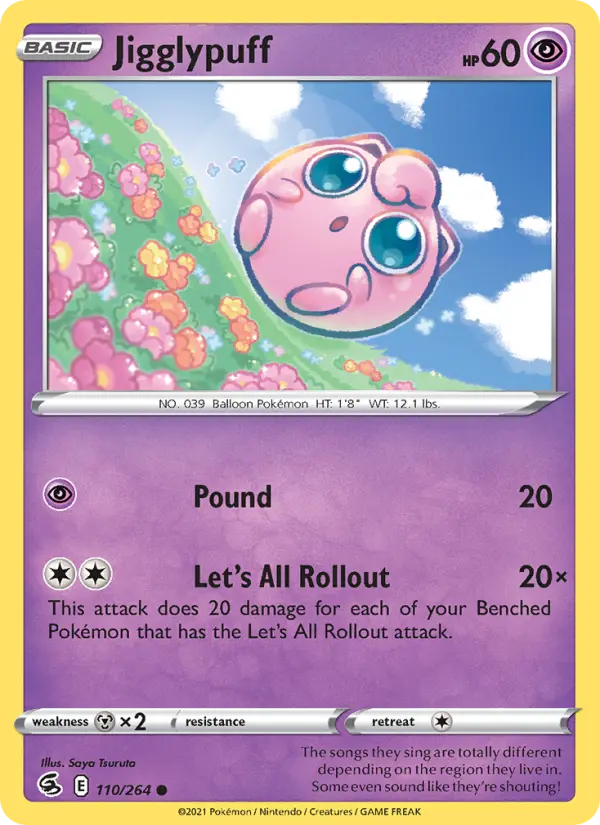 Jigglypuff #110 — Fusion Strike