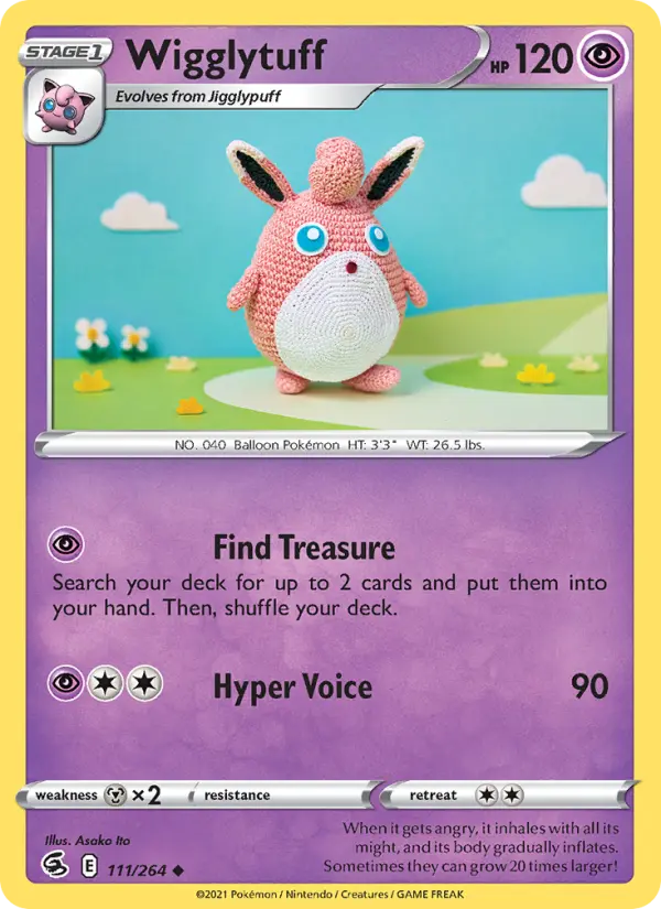 Wigglytuff #111 — Fusion Strike
