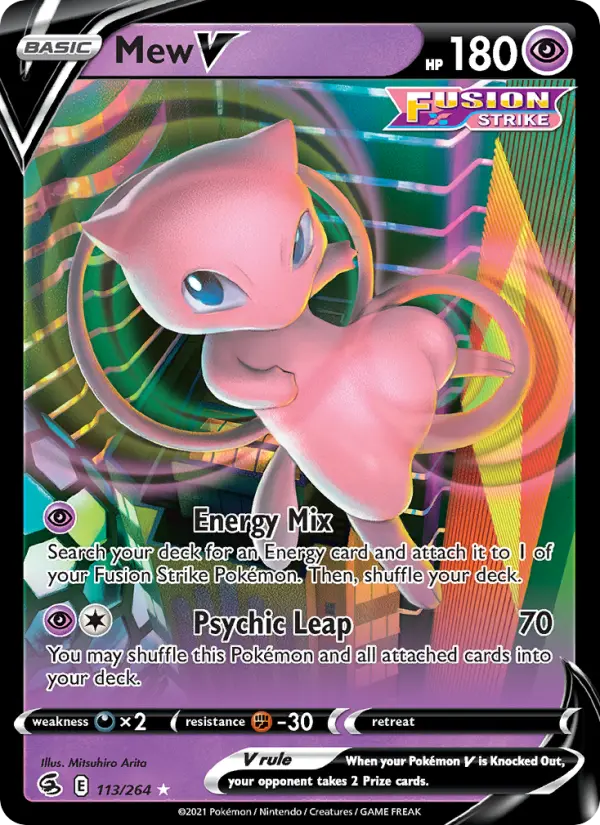 Mew V #113 — Fusion Strike