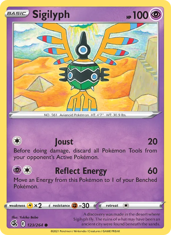 Sigilyph #123 — Fusion Strike