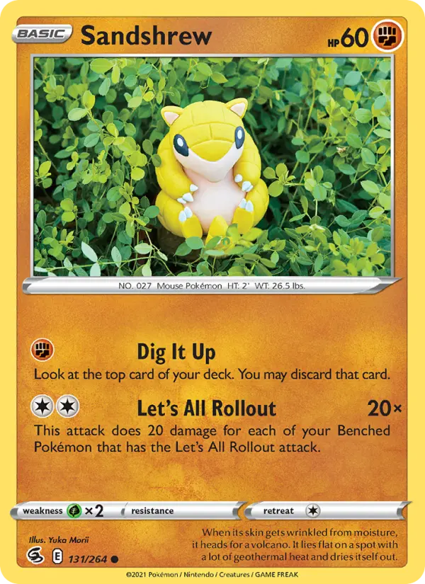 Sandshrew #131 — Fusion Strike