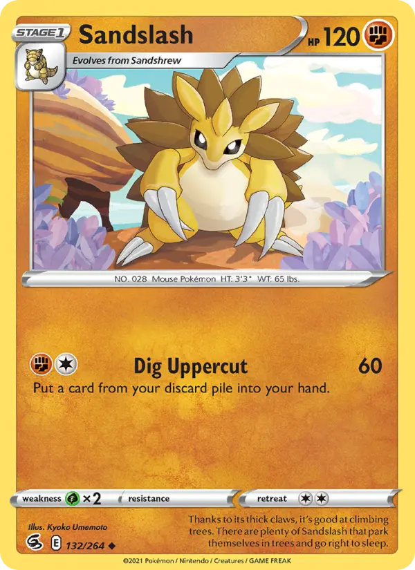 Sandslash #132 — Fusion Strike