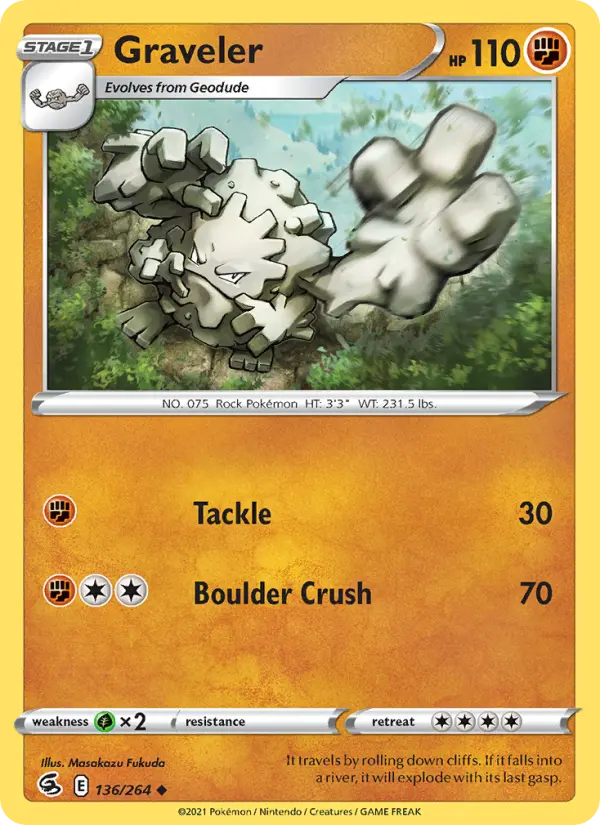 Graveler #136 — Fusion Strike