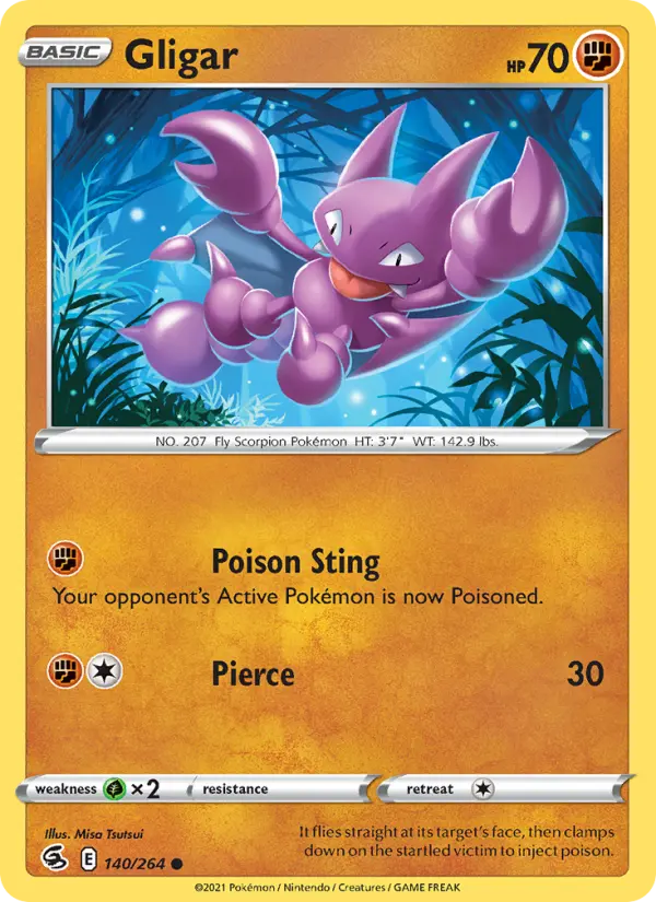 Gligar #140 — Fusion Strike