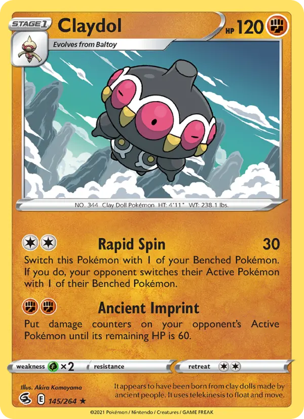 Claydol #145 — Fusion Strike