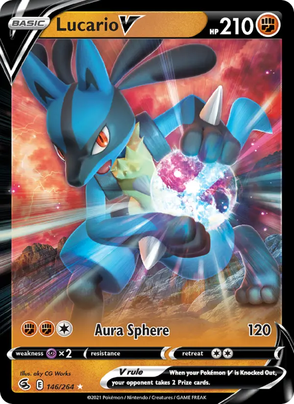 Lucario V #146 — Fusion Strike