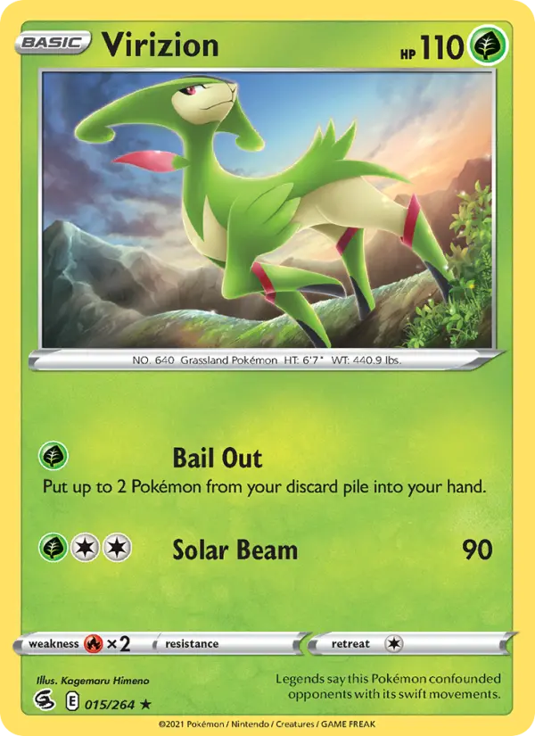 Virizion #15 — Fusion Strike