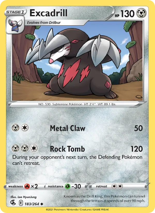 Excadrill #183 — Fusion Strike