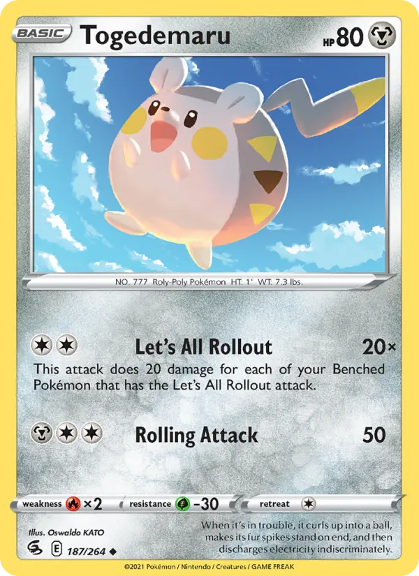 Togedemaru #187 — Fusion Strike