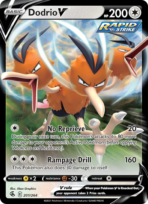 Dodrio V #201 — Fusion Strike