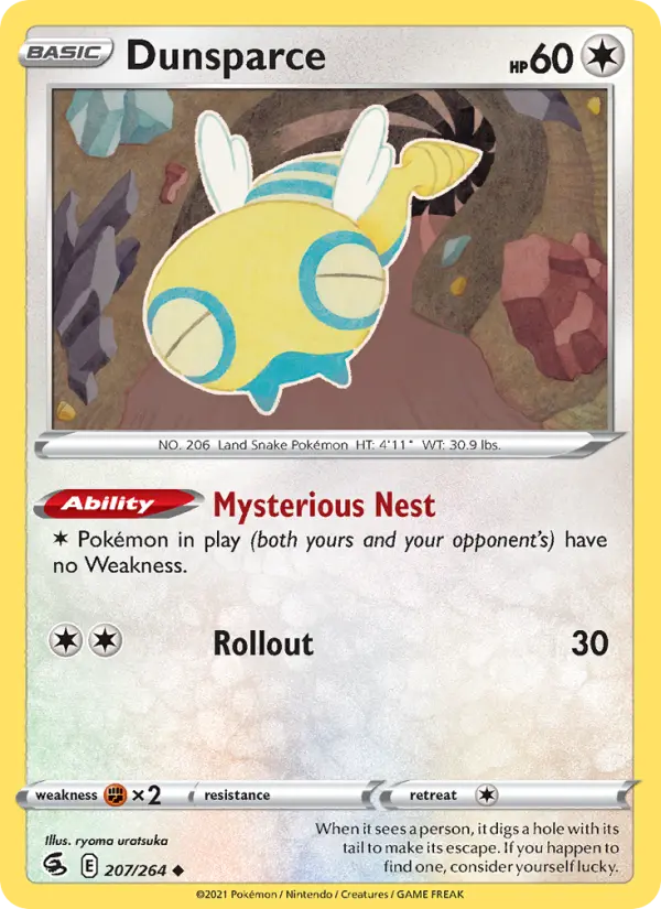 Dunsparce #207 — Fusion Strike