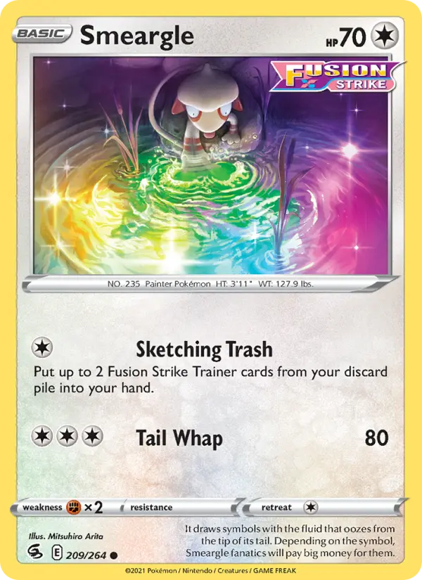 Smeargle #209 — Fusion Strike