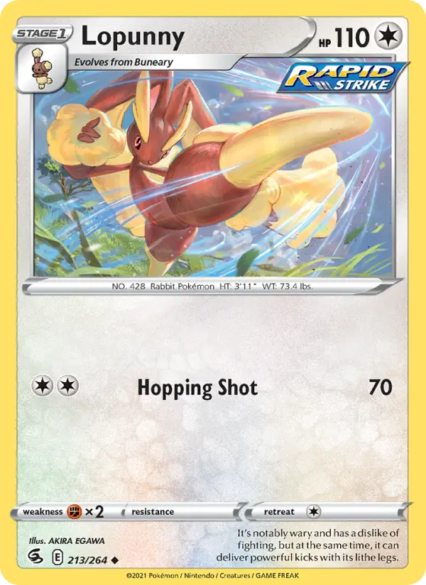 Lopunny #213 — Fusion Strike