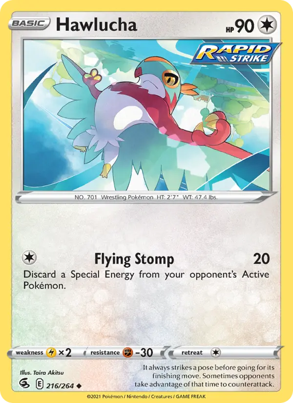 Hawlucha #216 — Fusion Strike