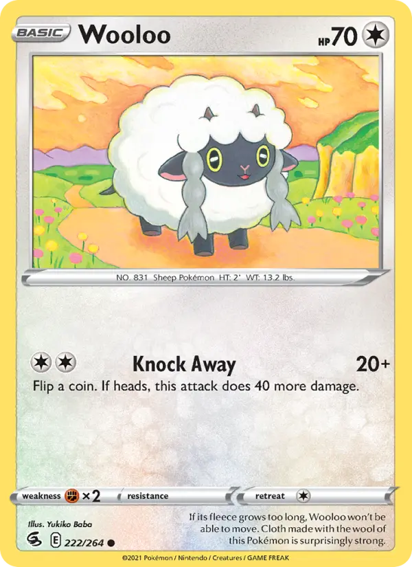 Wooloo #222 — Fusion Strike