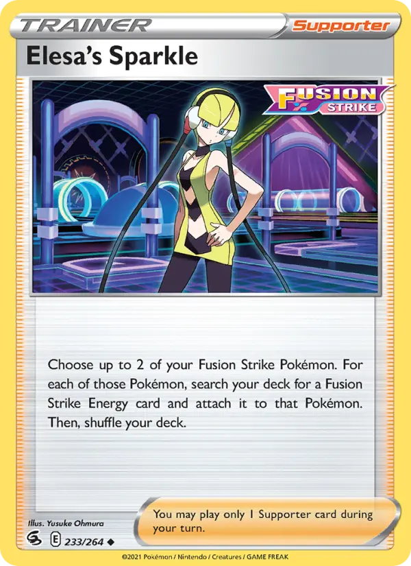 Elesa's Sparkle #233 — Fusion Strike