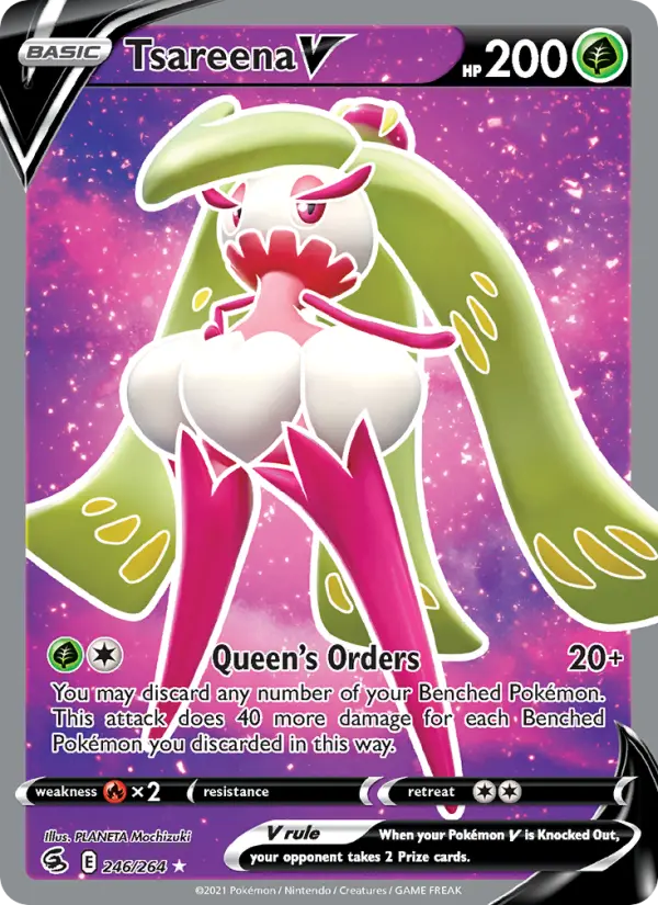 Tsareena V #246 — Fusion Strike