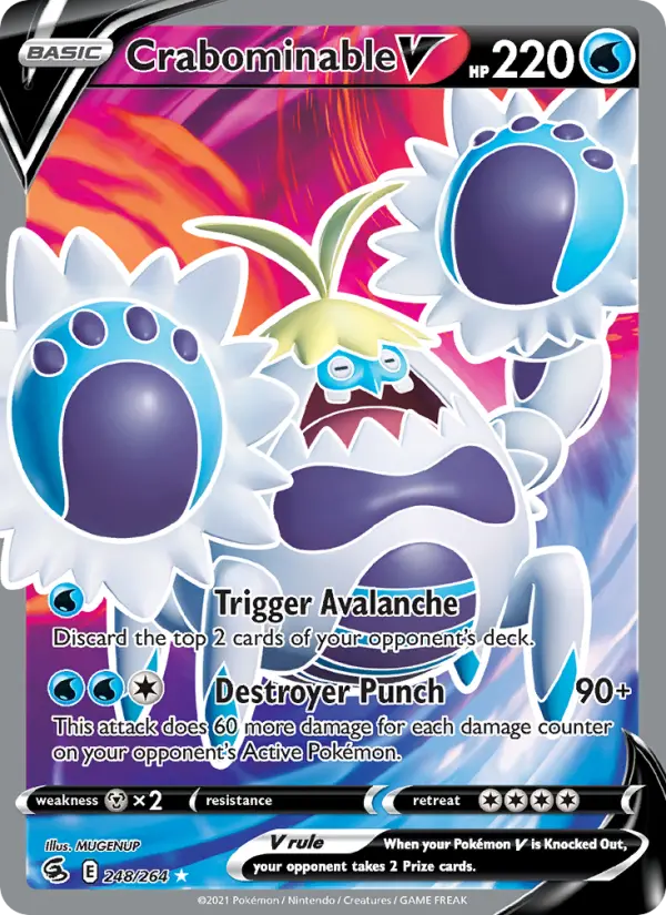 Crabominable V #248 — Fusion Strike