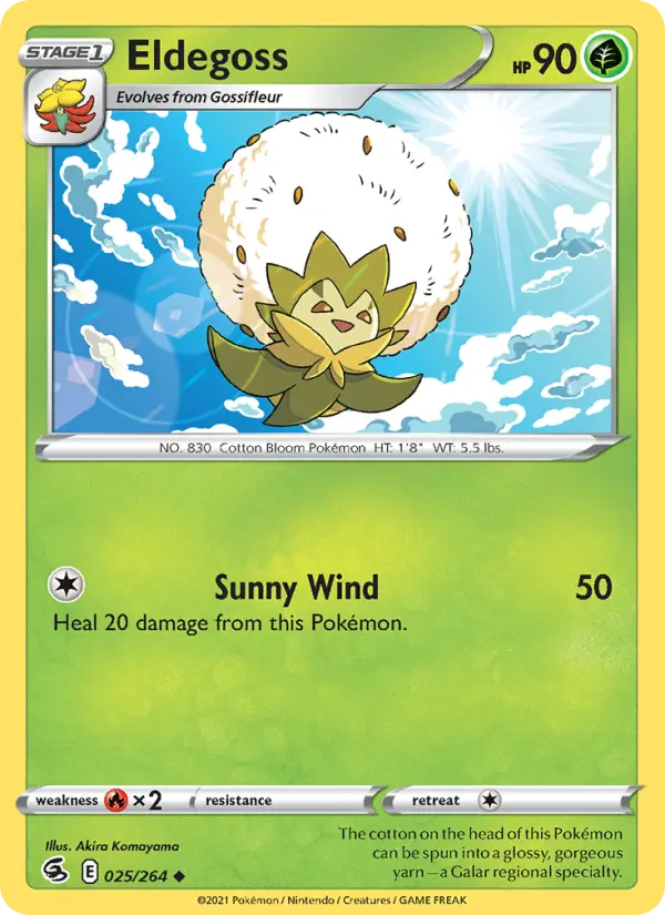 Eldegoss #25 — Fusion Strike