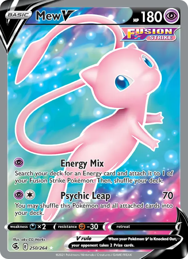 Mew V #250 — Fusion Strike