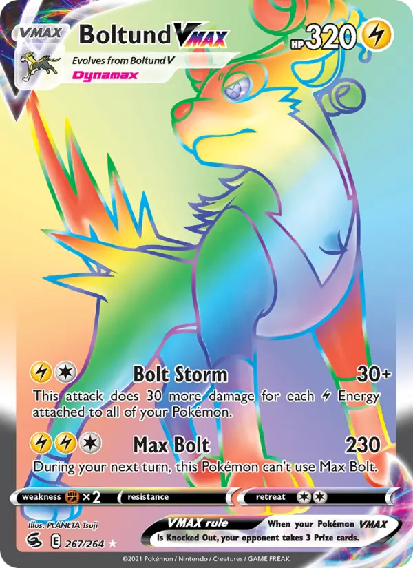Boltund VMAX #267 — Fusion Strike