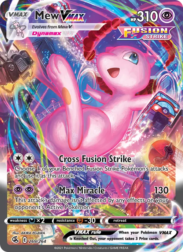 Mew VMAX #269 — Fusion Strike