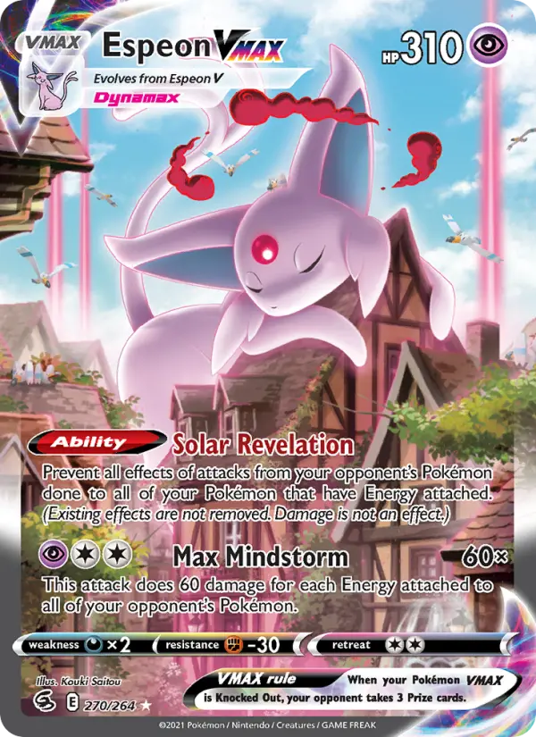 Espeon VMAX #270 — Fusion Strike
