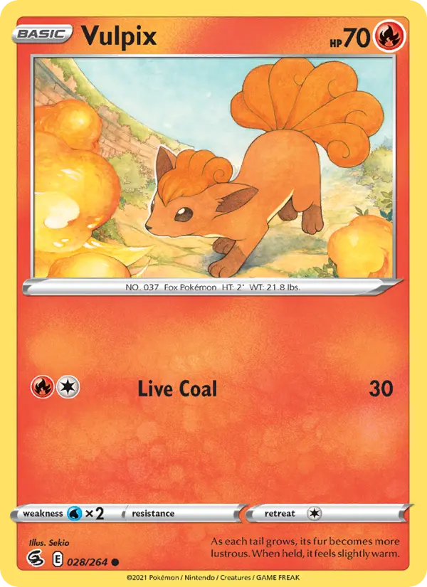 Vulpix #28 — Fusion Strike