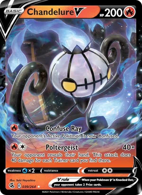 Chandelure V #39 — Fusion Strike