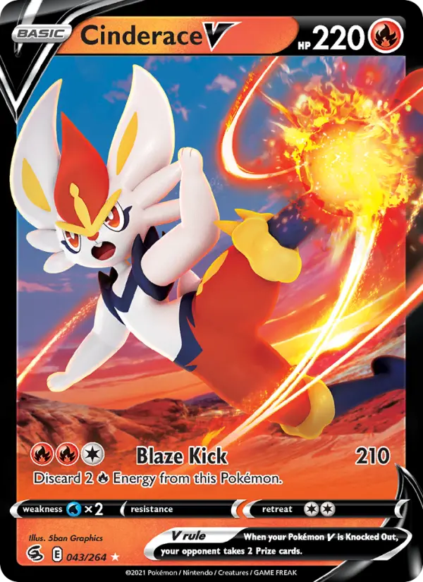 Cinderace V #43 — Fusion Strike