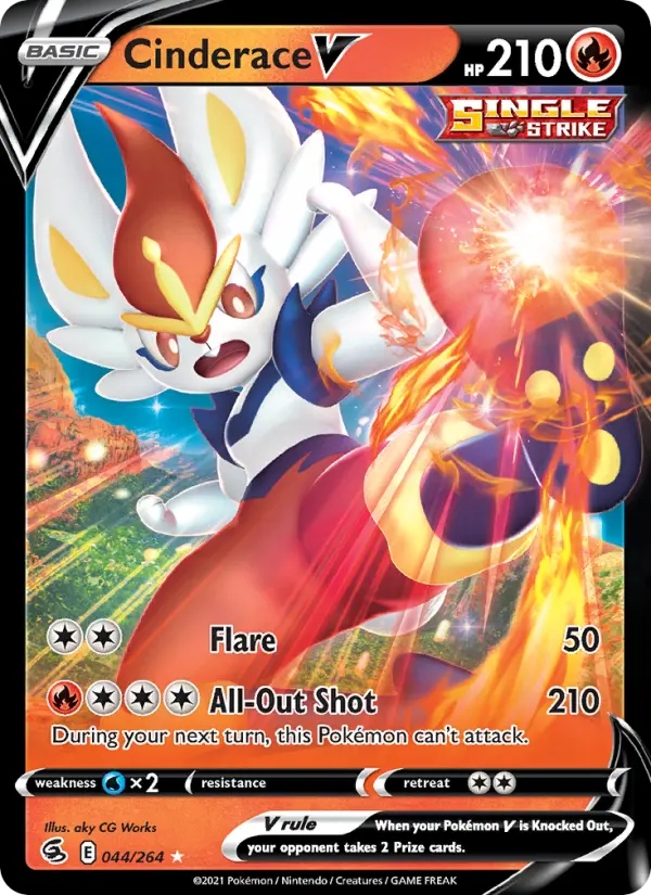 Cinderace V #44 — Fusion Strike